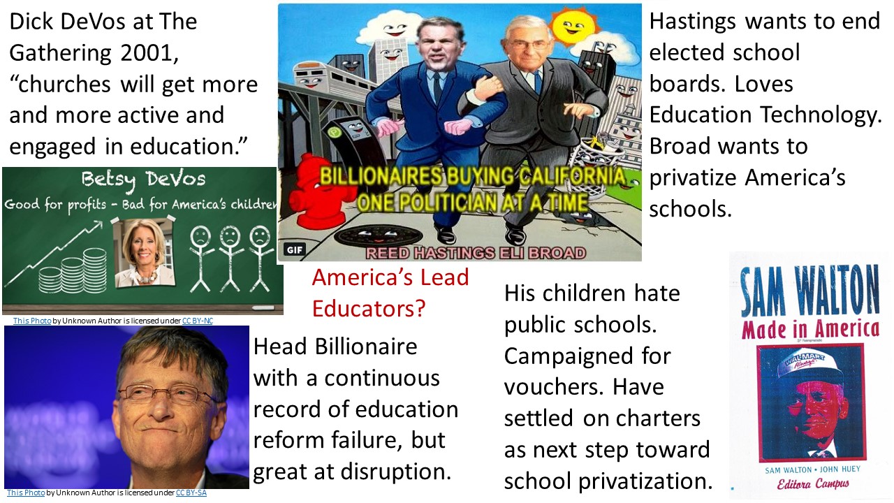 Billionaires Fixing Education